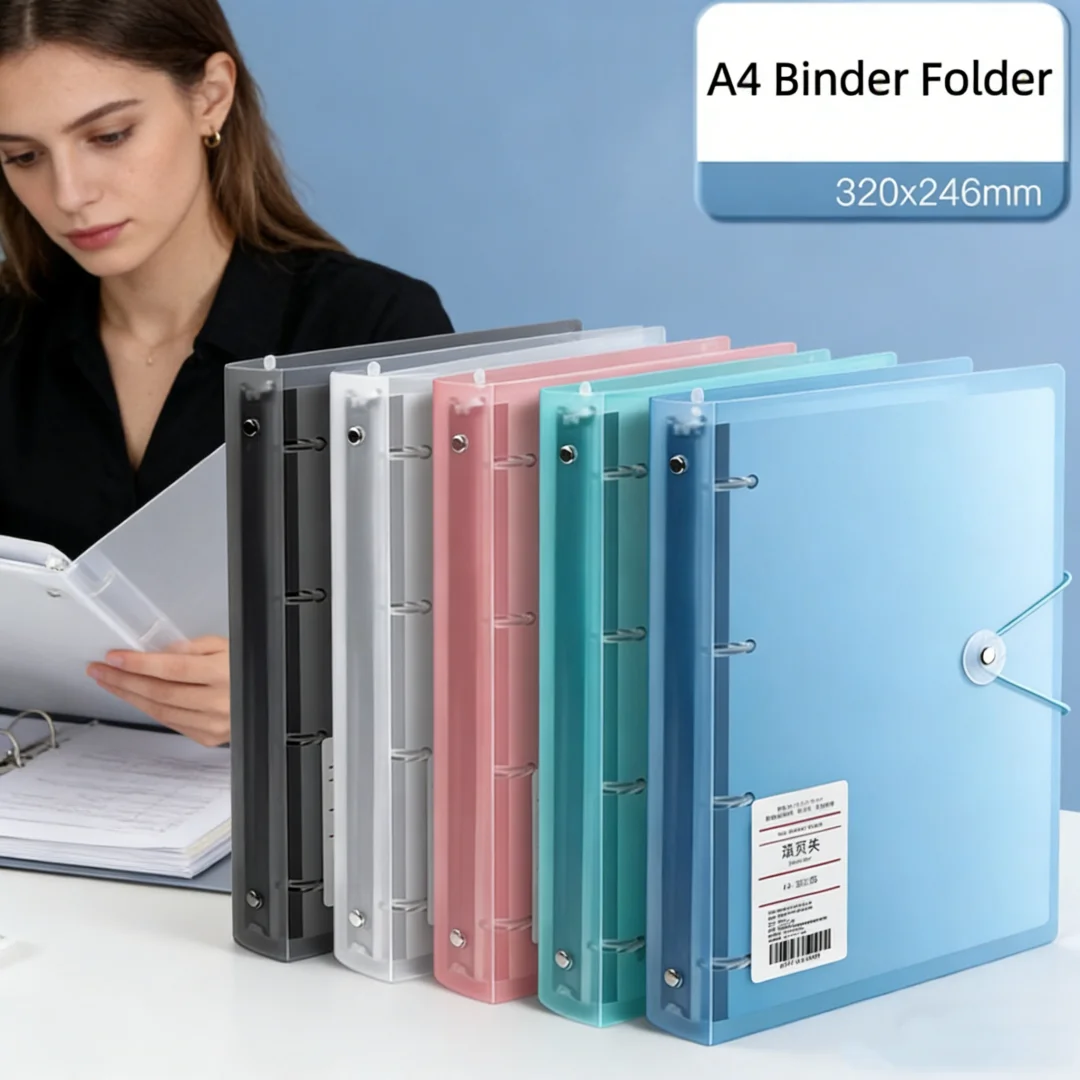 A4 File Folders D-type 4 Hole  - огляд і ціна Binder Clip Assorted