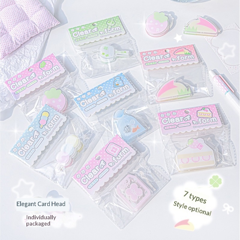 RosyPosy Clear Acrylic Clip Cu - огляд і ціна Binder Clip Assorted