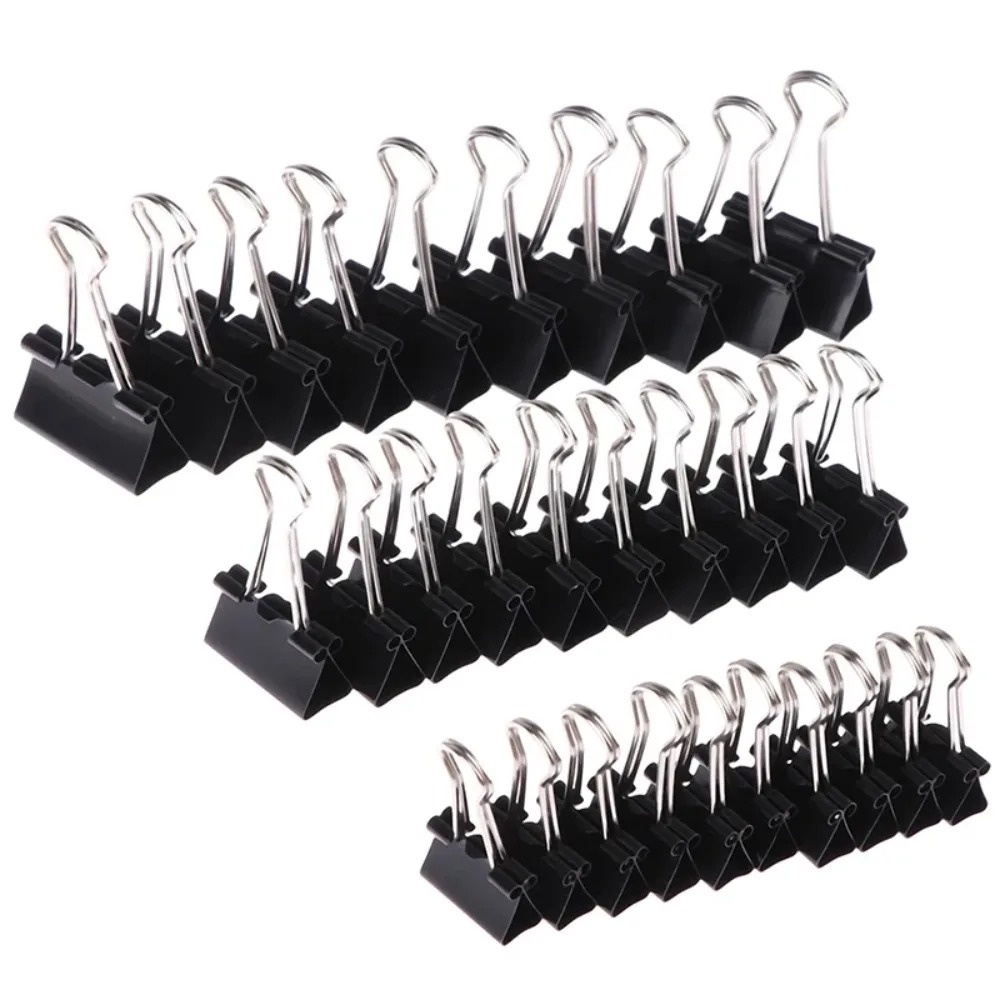 10Pcs Foldback Metal Binder Cl - огляд і ціна Binder Clip Assorted