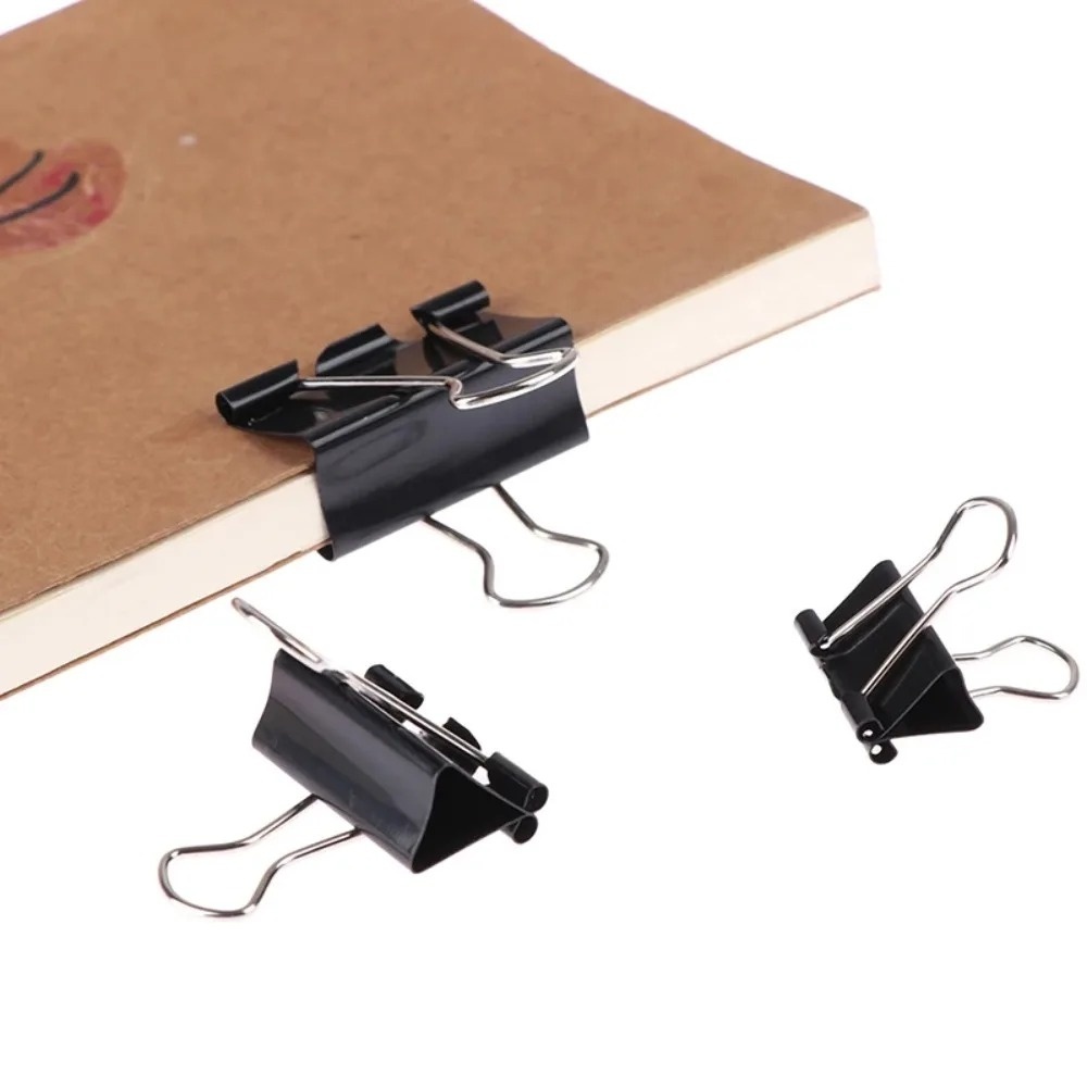 10Pcs Foldback Metal Binder Cl - огляд і ціна Binder Clip Assorted