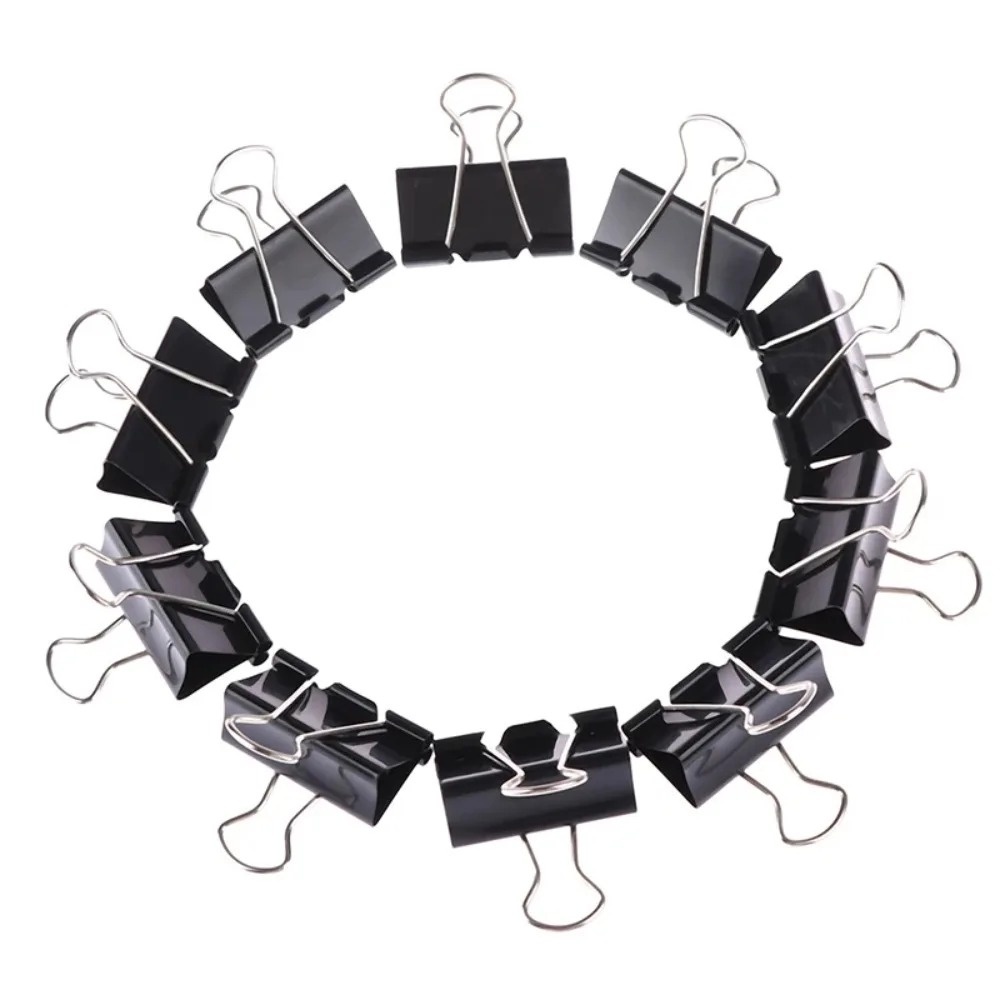 10Pcs Foldback Metal Binder Cl - огляд і ціна Binder Clip Assorted