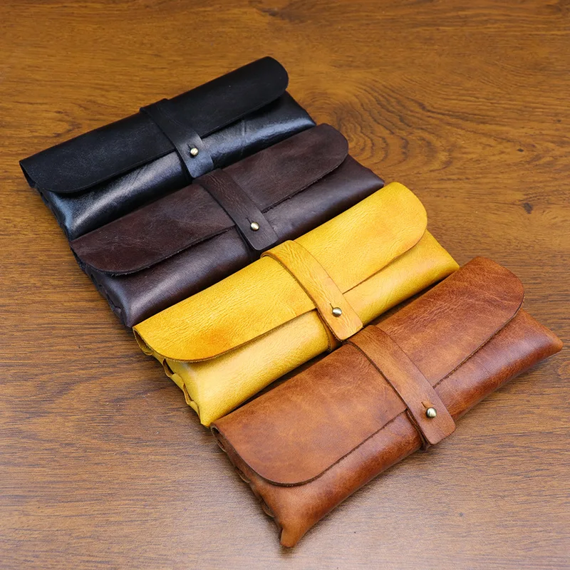 Ins Retro Tanned Leather Korea - огляд і ціна Tan Stationery & Office Supply