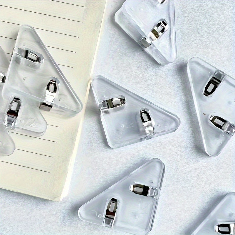 22pcs Clear Triangle Clip Set  - огляд і ціна Binder Clip Assorted