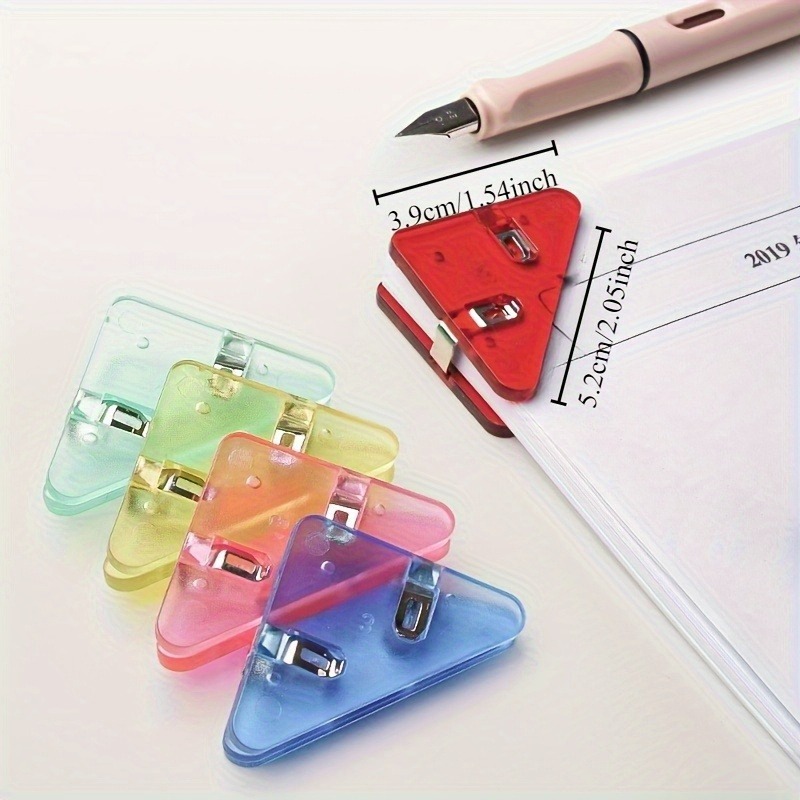 22pcs Clear Triangle Clip Set  - огляд і ціна Binder Clip Assorted