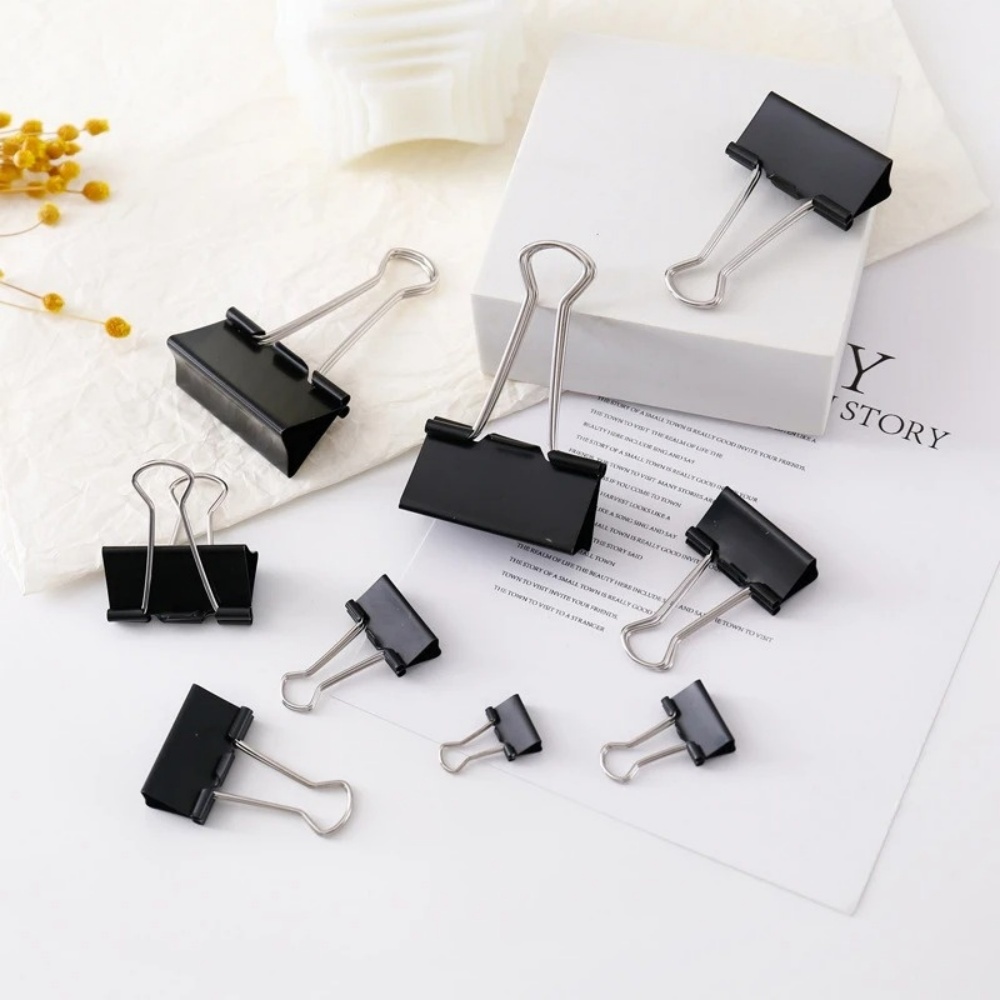 Binder Clips Black Foldback Cl - огляд і ціна Binder Clip Assorted