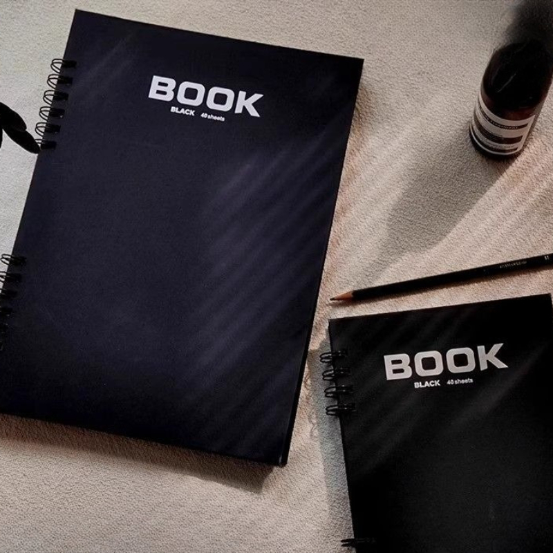 A4 Black Card Sketchbook Doubl - огляд і ціна Art Sketchbook Ring