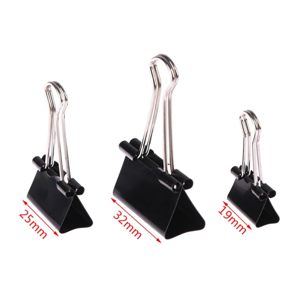 10pcs Metal Binder Clips 19mm  - огляд і ціна Binder Clip Assorted
