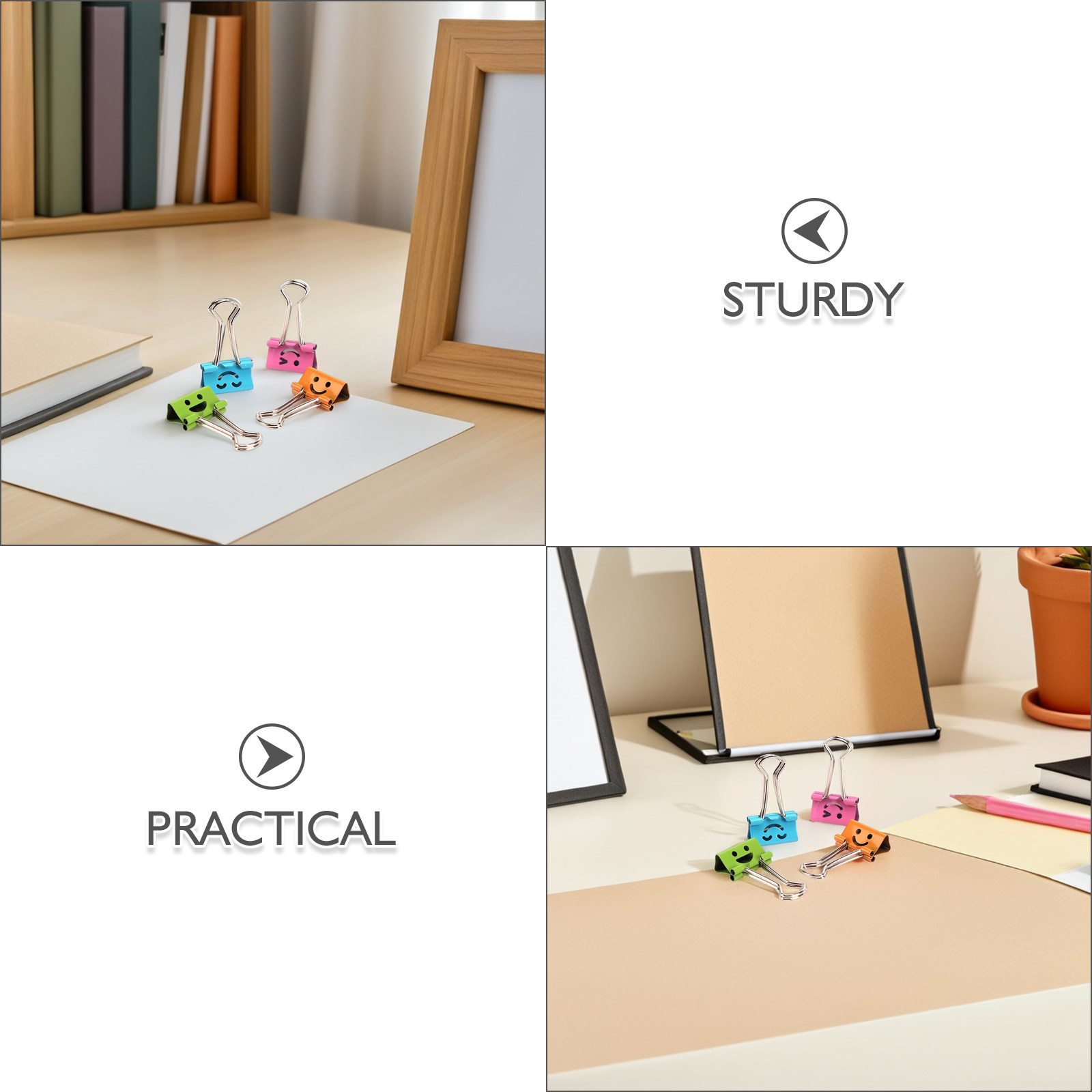40Pcs Assorted Color Tail Clip - огляд і ціна Binder Clip Assorted